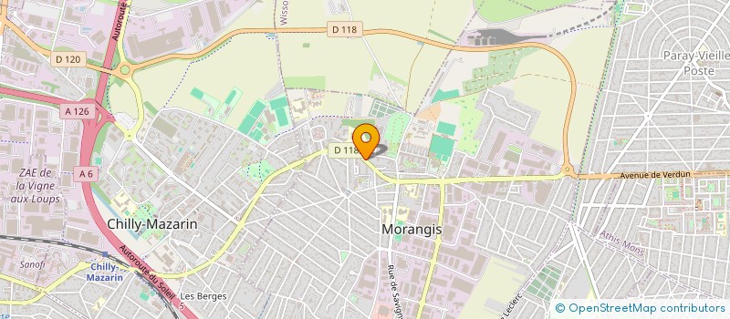 localisation de l'entreprise HB SOCIETE à MORANGIS
