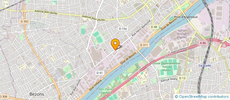localisation de l'entreprise HB STORE à ARGENTEUIL