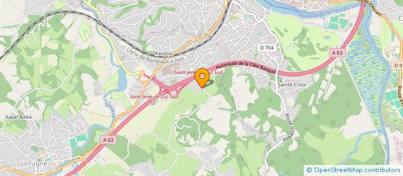 localisation de l'entreprise HB SUSHI CORNER à URRUGNE