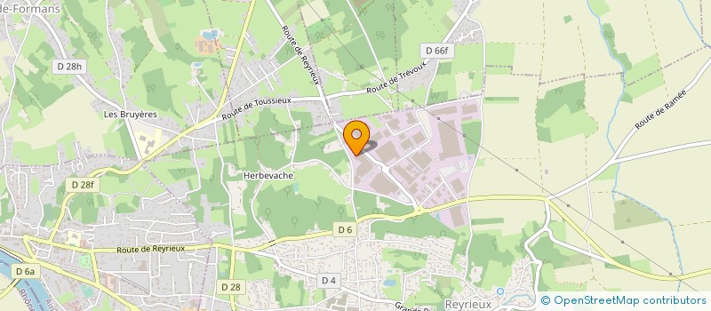 localisation de l'entreprise HB - THERM S.A.S. à VONNAS