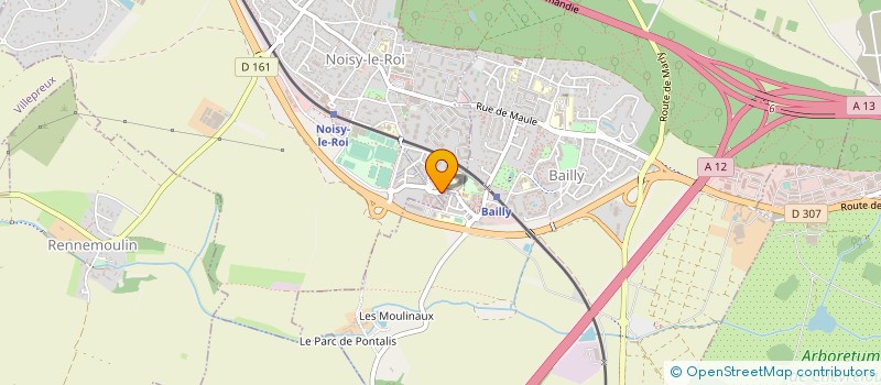 localisation de l'entreprise HB TRANSPORTS à NOISY-LE-ROI