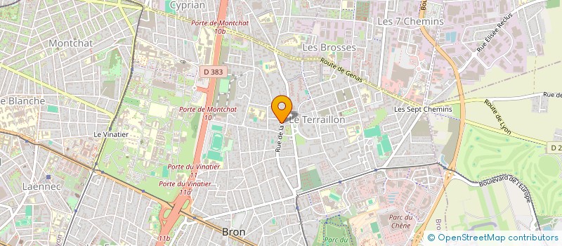 localisation de l'entreprise HB VIDE MAISON & LIVRAISON  BRON