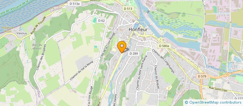 localisation de l'entreprise HB WIN à HONFLEUR