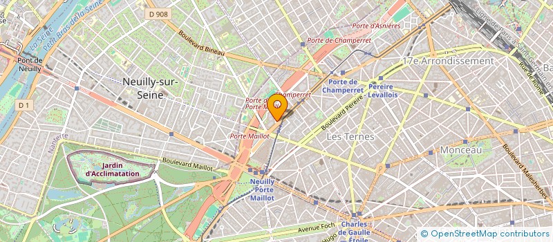 localisation de l'entreprise HB1 à LEVALLOIS-PERRET