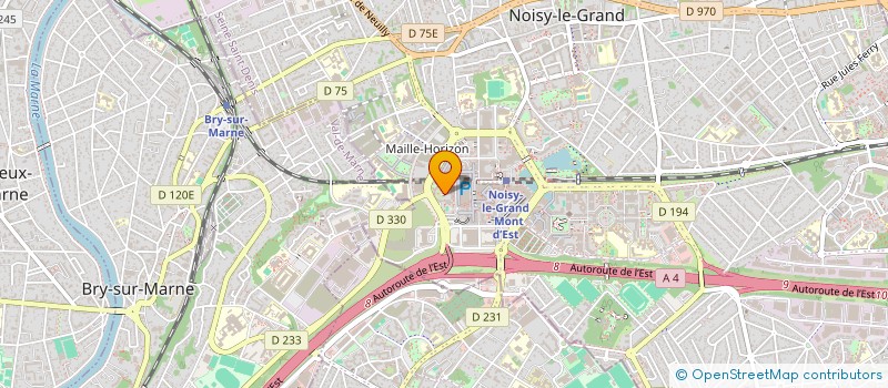 localisation de l'entreprise HB2C à NOISY-LE-GRAND