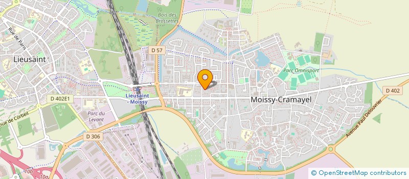 localisation de l'entreprise HB2F à MOISSY-CRAMAYEL