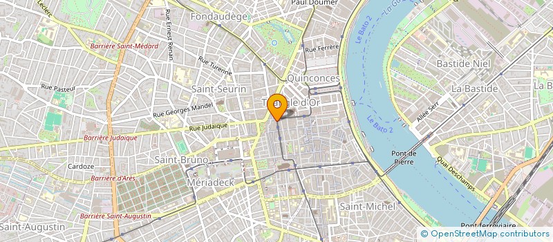 localisation de l'entreprise HB2I  BORDEAUX