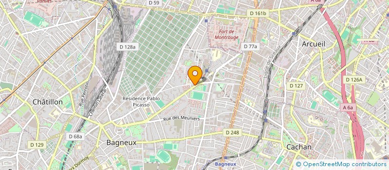localisation de l'entreprise HB2M PATRIMOINE à BAGNEUX