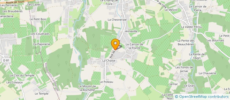 localisation de l'entreprise HB2P  SAINT-GEORGES-SUR-CHER