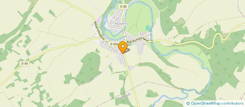 localisation de l'entreprise HB2P à NOYERS