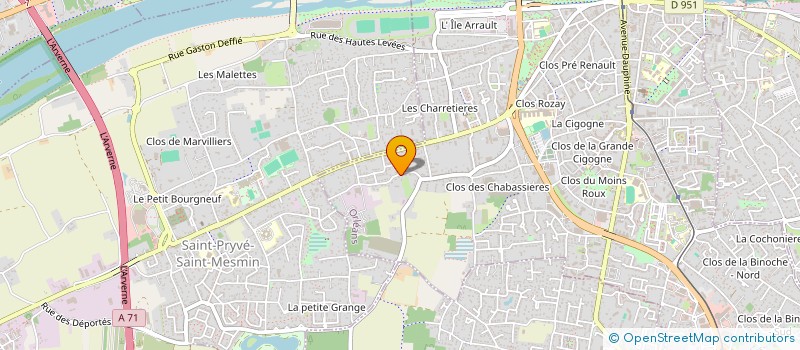 localisation de l'entreprise HB360 à ORLEANS