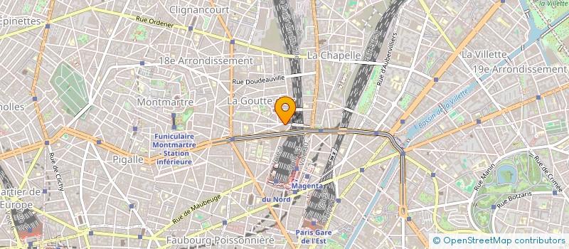 localisation de l'entreprise HBA à PARIS