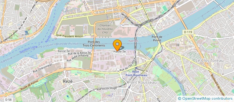 localisation de l'entreprise HBA  REZE