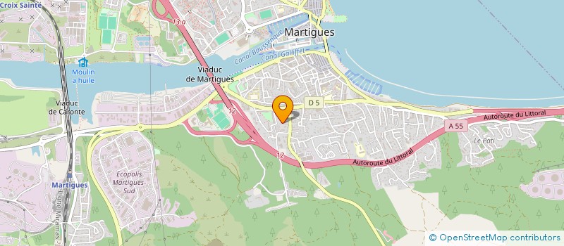 localisation de l'entreprise HBA  MARTIGUES