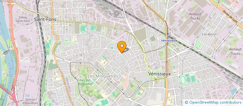 localisation de l'entreprise HBA  VENISSIEUX