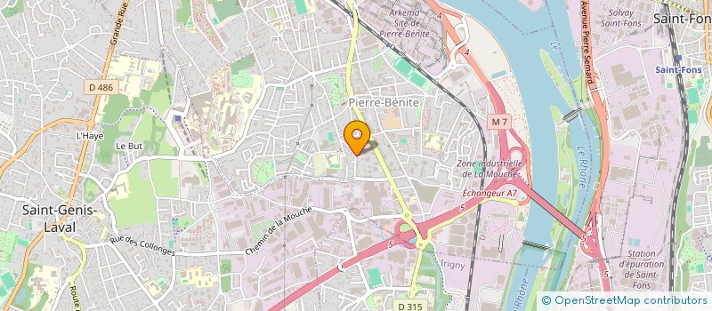 localisation de l'entreprise HBA EURL  OULLINS-PIERRE-BENITE