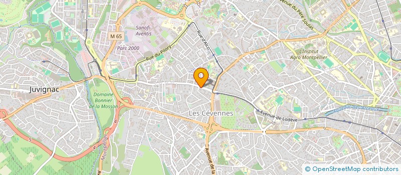 localisation de l'entreprise HBA FACADE à MONTPELLIER