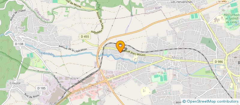 localisation de l'entreprise HBA INVEST  MOZAC