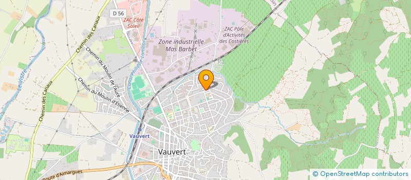 localisation de l'entreprise HBA SOCIAL  VAUVERT