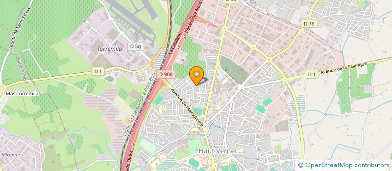 localisation de l'entreprise HBAT  PERPIGNAN