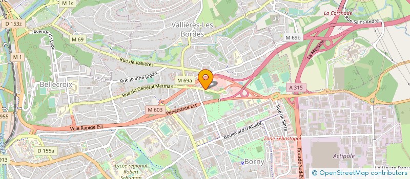 localisation de l'entreprise HBAUTO  METZ