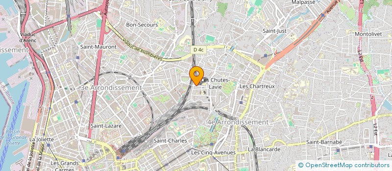 localisation de l'entreprise HBB BATIMENT à MARSEILLE