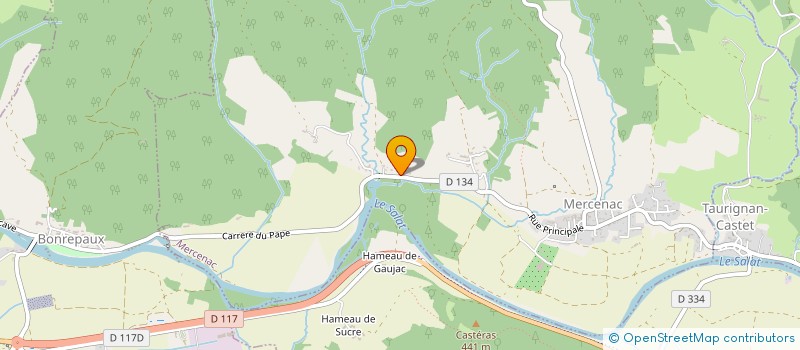 localisation de l'entreprise HBB LACAVE à LACAVE
