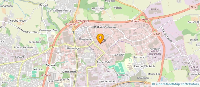 localisation de l'entreprise HBBL  LE RELECQ-KERHUON