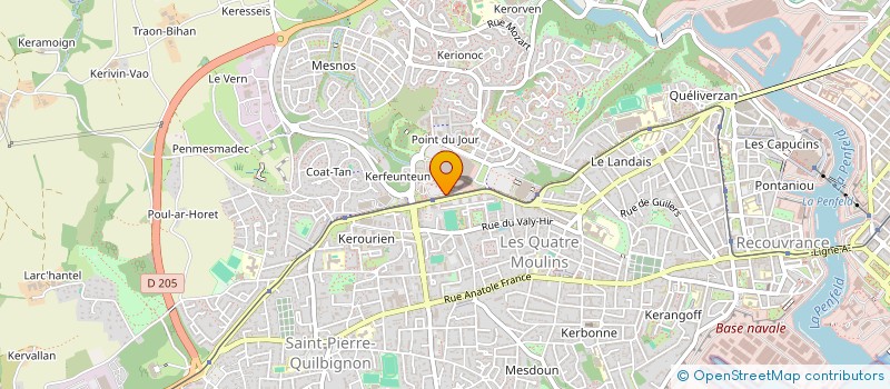 localisation de l'entreprise HBC à BREST