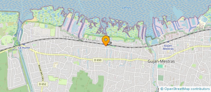 localisation de l'entreprise HBC  GUJAN-MESTRAS