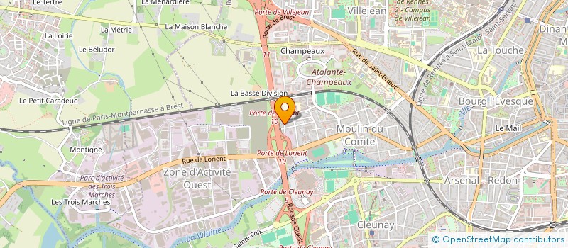 localisation de l'entreprise HBC  RENNES