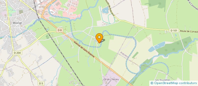 localisation de l'entreprise HBC  MONTBRISON