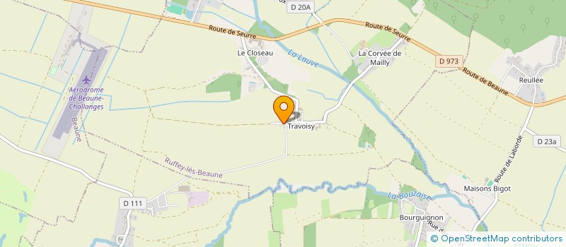 localisation de l'entreprise HBC  RUFFEY-LES-BEAUNE