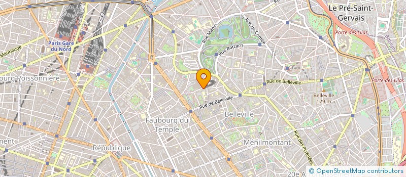localisation de l'entreprise HBC ALIMENTATION à PARIS