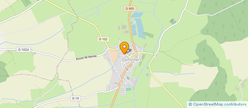 localisation de l'entreprise HBC DAMVILLOIS à DAMVILLERS
