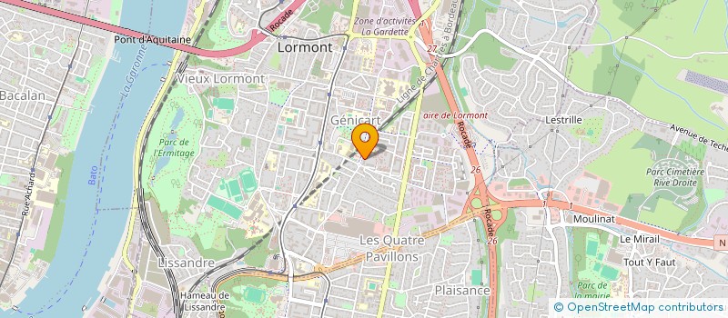 localisation de l'entreprise HBC SARL à LORMONT