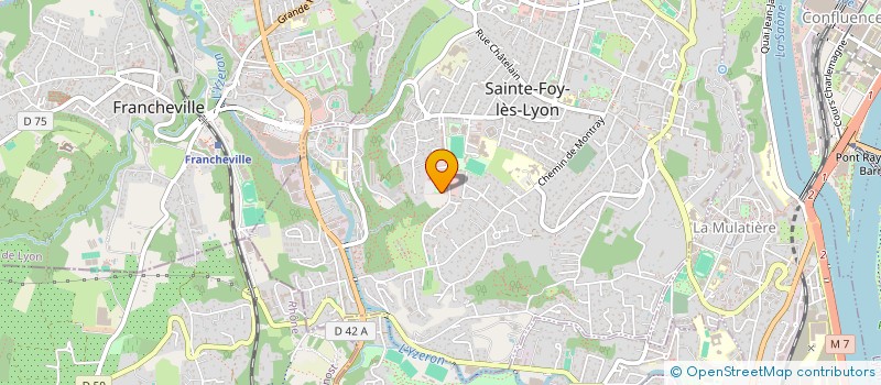 localisation de l'entreprise HBC SERVICES  SAINTE FOY LES LYON