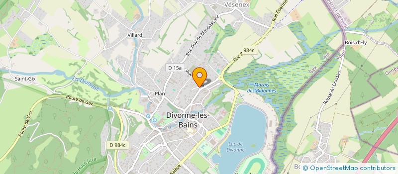 localisation de l'entreprise HBCM JUMPING  GRILLY