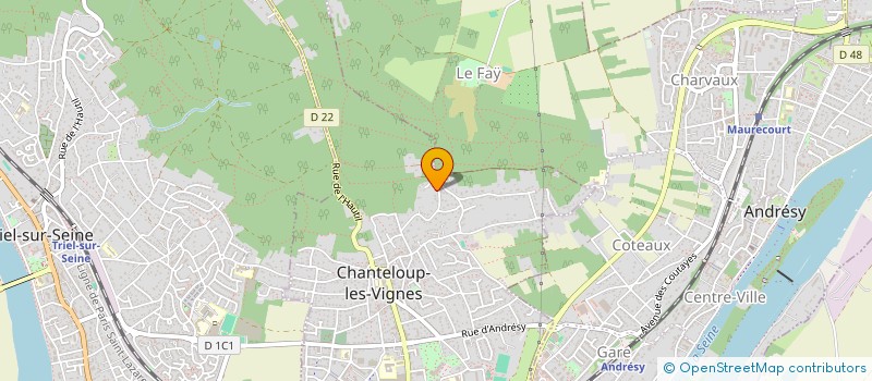 localisation de l'entreprise HBCONSULTING  CHANTELOUP-LES-VIGNES