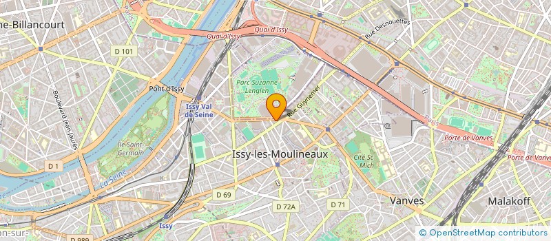 localisation de l'entreprise HBCS à ISSY-LES-MOULINEAUX