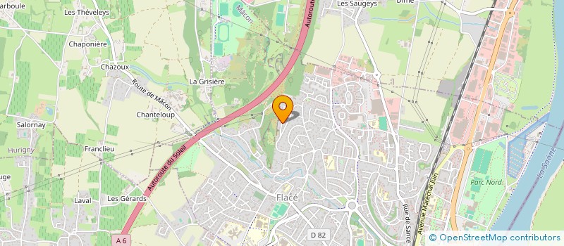 localisation de l'entreprise HBCYBER à MACON