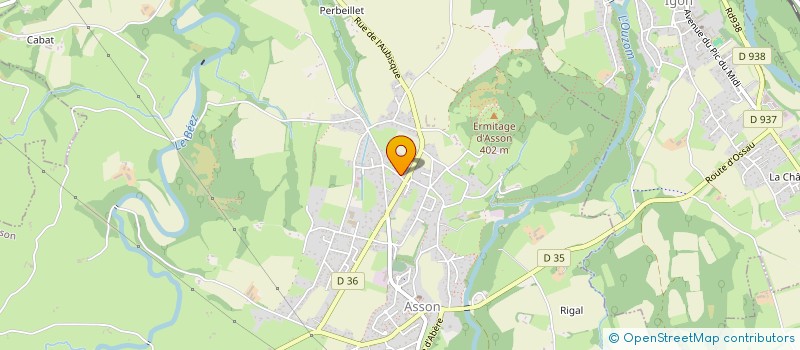 localisation de l'entreprise HBD CALONGE  ASSON