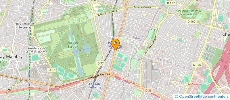 localisation de l'entreprise HBD CONSULTING à ANTONY