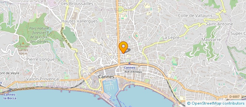 localisation de l'entreprise HBD HOLDING  CANNES