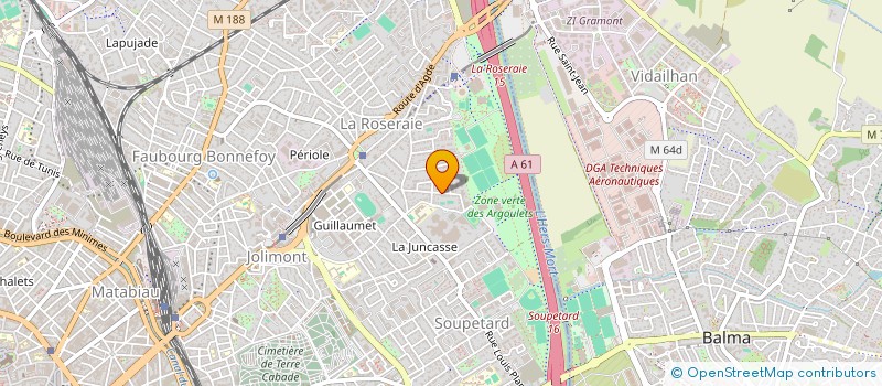 localisation de l'entreprise HBD PARTICIPATIONS à TOULOUSE