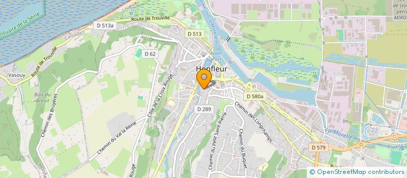 localisation de l'entreprise HBE à HONFLEUR
