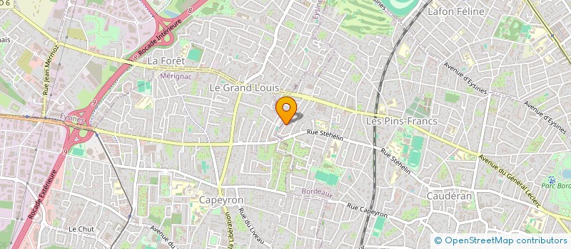 localisation de l'entreprise HBE  BORDEAUX