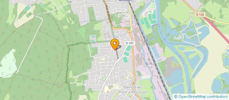 localisation de l'entreprise HBE HYDRAULIQUE NORD  BLENOD-LES-PONT-A-MOUSSON