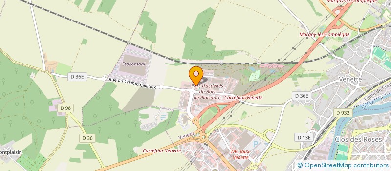 localisation de l'entreprise HBE ROUEN  VENETTE