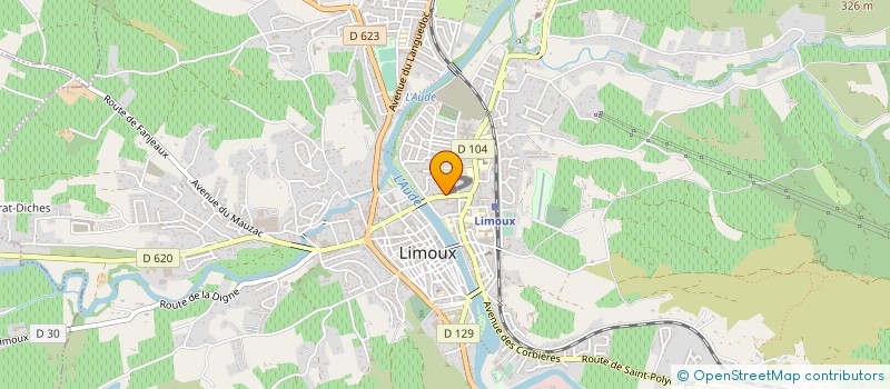 localisation de l'entreprise HBE SOLUTIONS à LIMOUX